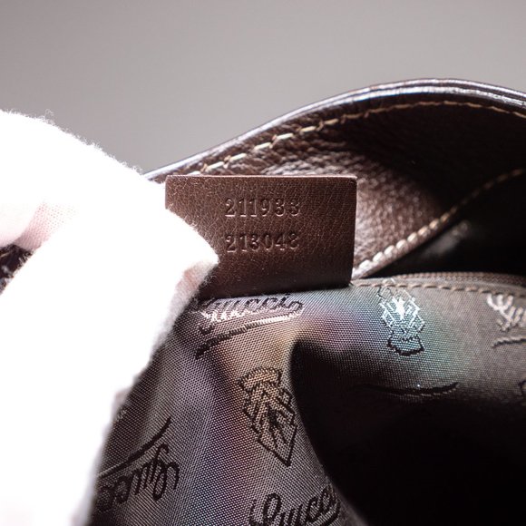 ❌SOLD❌ Authentic GUCCI Leather Hobo Bag - Picture 12 of 15